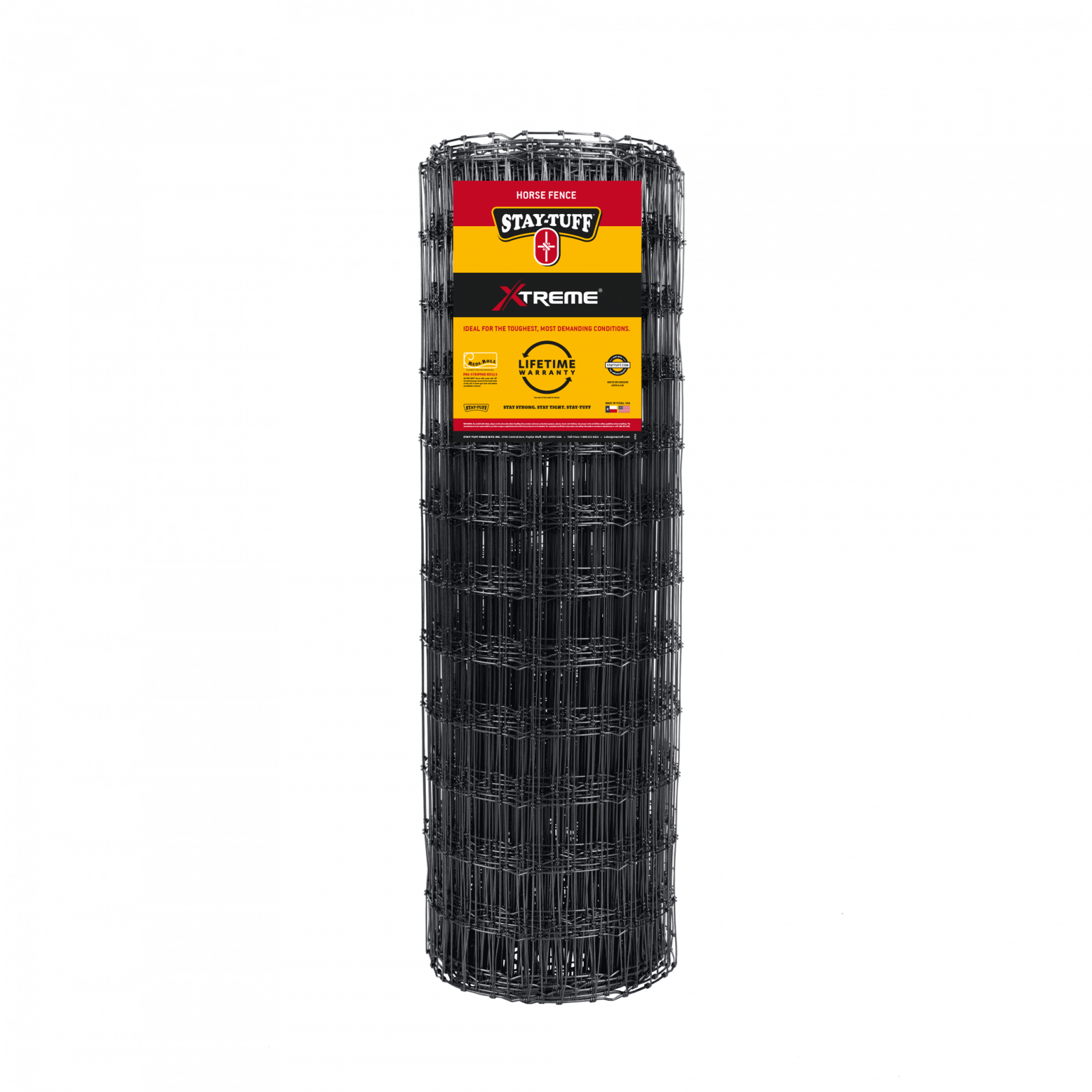 Horse Fence Xtreme Black Stay Tuff Fence