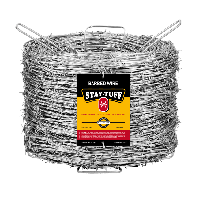 Low Carbon Barbed Wire Stay Tuff Fence