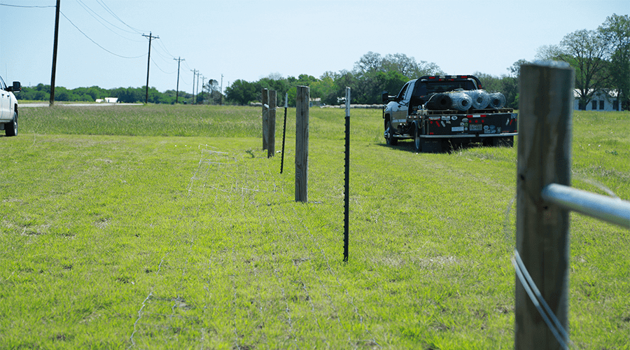 How to build a fence - a guide to erecting a post and wire fence