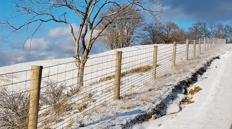 STAY-TUFF allows the use of less line posts with greater strength than other fences
