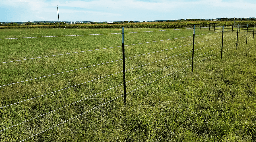 post spacing for deer fence