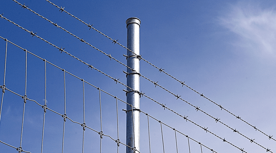 STAY-TUFF offers different barbed wire options such as high-tensile or low carbon 