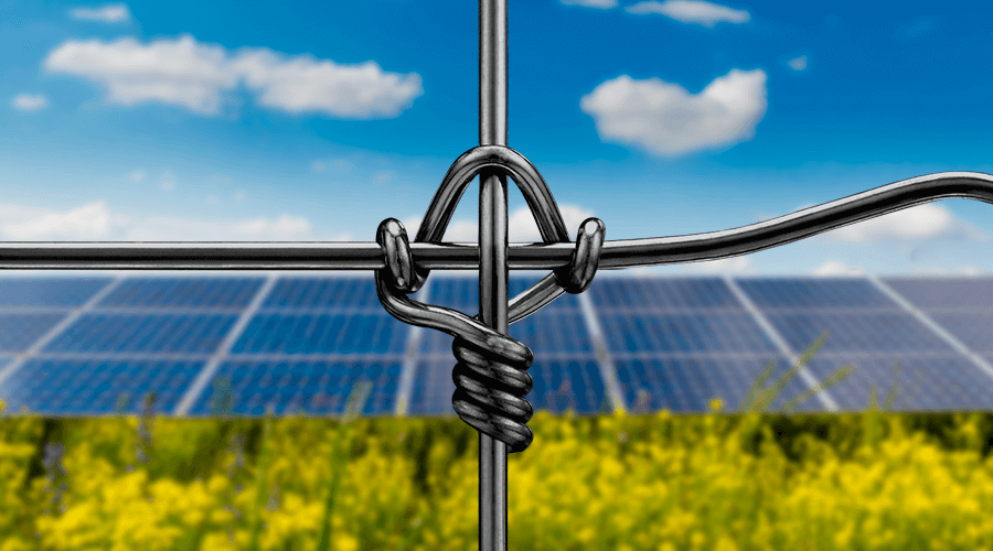Fixed Knot Xtreme Black enhances the security of your solar farm