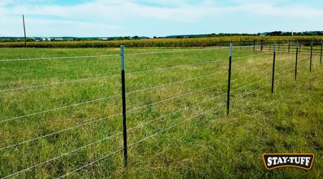 Place posts further apart with STAY-TUFF fences