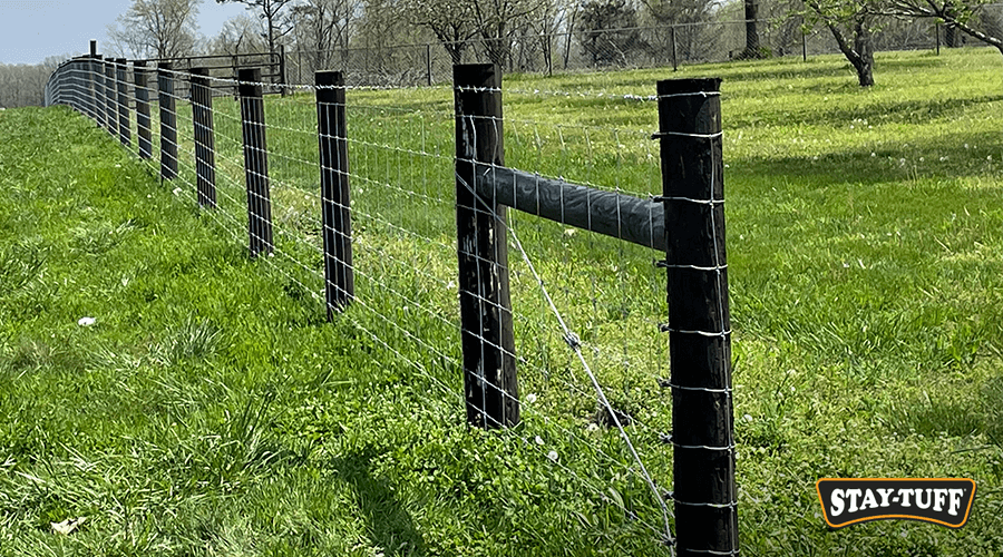 How to brace a gate post Stay Tuff Fence