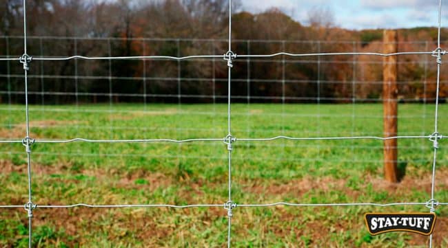 STAY-TUFF Fixed Knot Fence is known for its durability