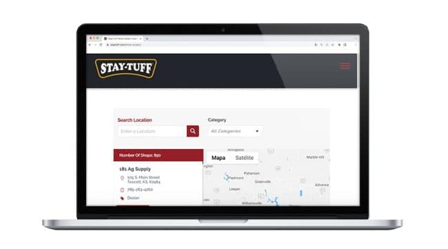 Find a STAY-TUFF distributor near you