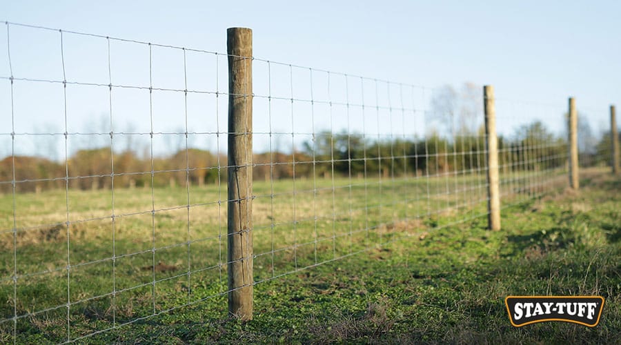 STAY-TUFF fences allow you to save money by placing fence posts further apart than others