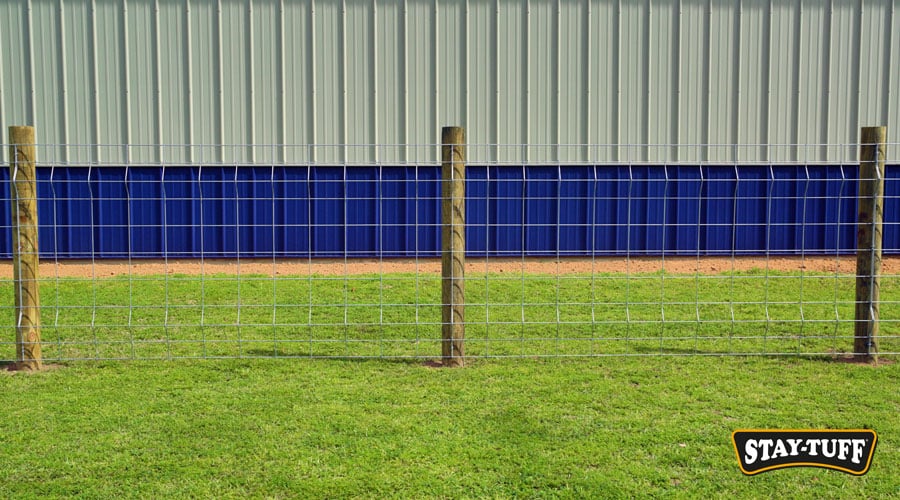 STAY-TUFF works with metal or wooden fence posts