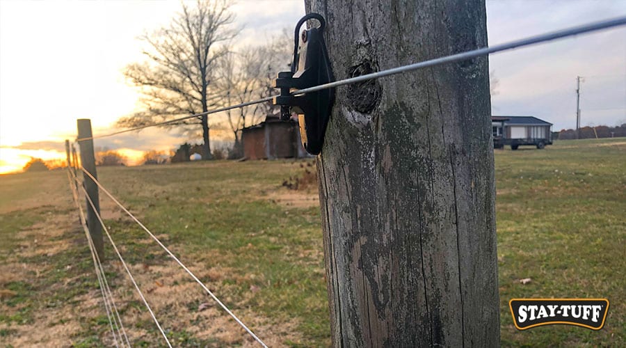 STAY-TUFF wire fences have low maintenance requirements