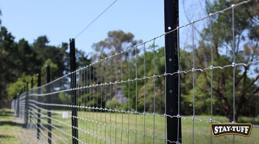 All our fences and panels can be used with wooden posts or steel posts