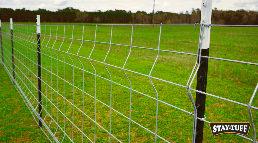 Panels are rigid, functional units that are used to erect fences