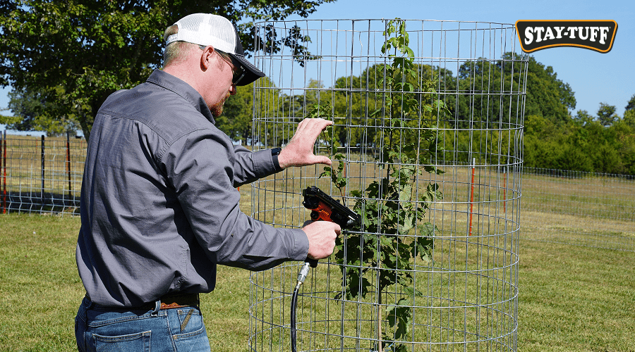 A welded wire fence is the most practical, good-looking choice for lawns, gardens, pets, and small animals
